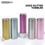 Wealthysub China warehouse sublimation 20oz glitter tumbler